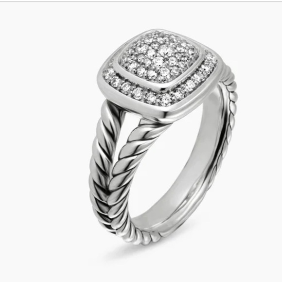 DAVID YURMAN PETITE ALBION DIAMOND RING - Picture 2 of 10